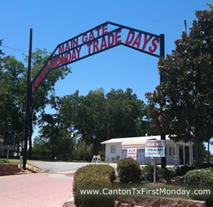 Welcome to Canton Texas, and First Monday Trade Days!