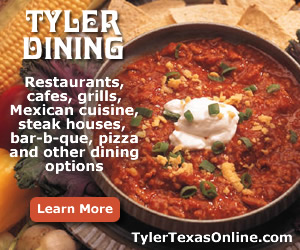 Dining in Tyler Texas ... restaurants, cafes, grills,BBQ and other culinary options ... click to learn more