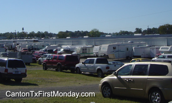 Parking at First Monday Trade Days in Canton