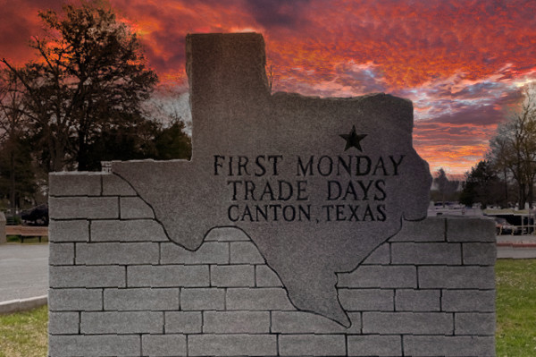 The changing weather at Canton First Monday Trade Days in East Texas