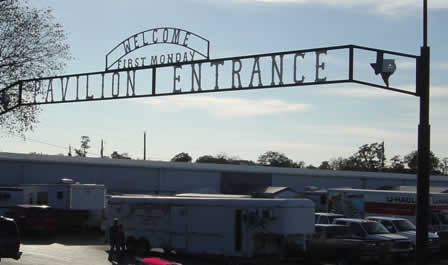 The Pavilion Entrance to First Monday Trade Days in Canton, Texas