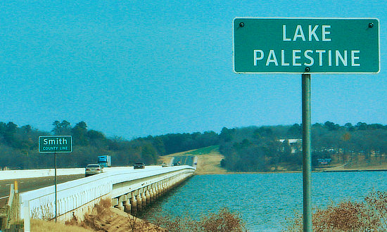 Lake Palestine near Tyler, Athens and Canton Texas